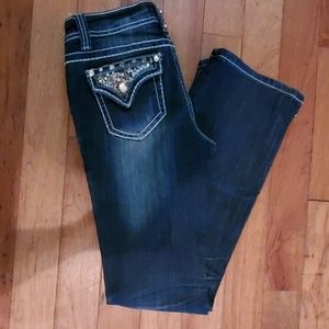 Embellished jeans